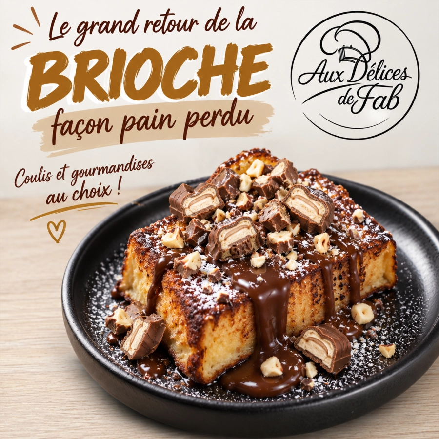 🍞 Le grand retour de notre brioche façon pain perdu ! 😋 À vous de la rendre…