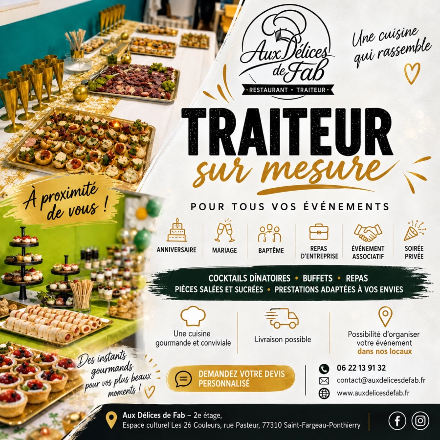 🥂 C'est lundi, le restaurant est fermé… mais notre service traiteur reste à…